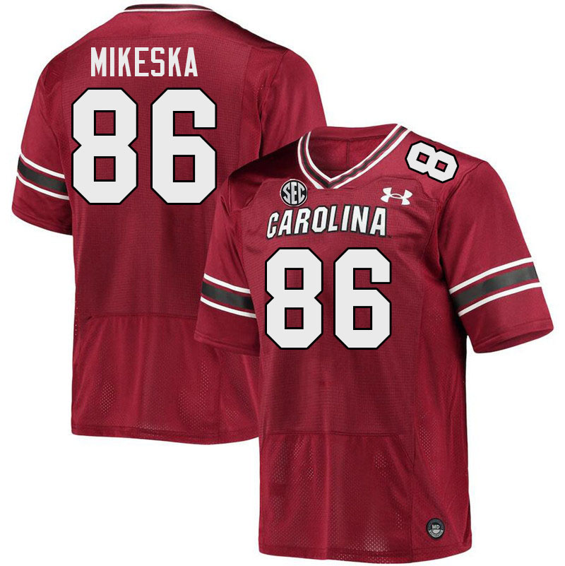 Men #86 Reid Mikeska South Carolina Gamecocks 2023 College Football Jerseys Stitched-Garnet